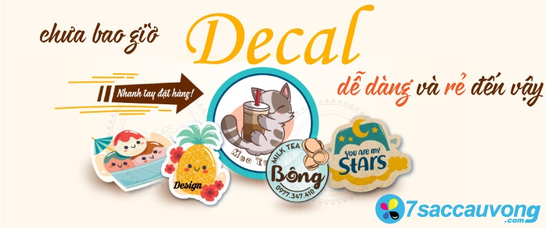 In Nhanh Tem Nhãn - Decal - Sticker - Labels Giá Rẻ TP.HCM