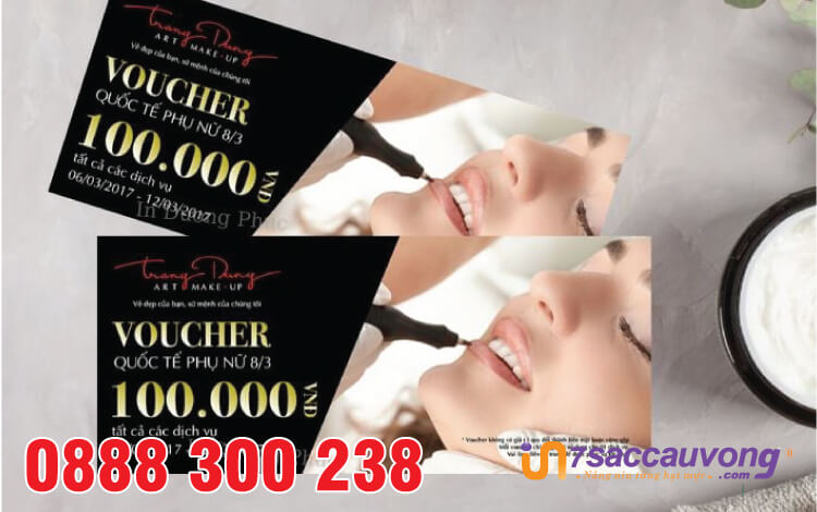 Giấy Couche được sử dụng phổ biến nhất trong in voucher